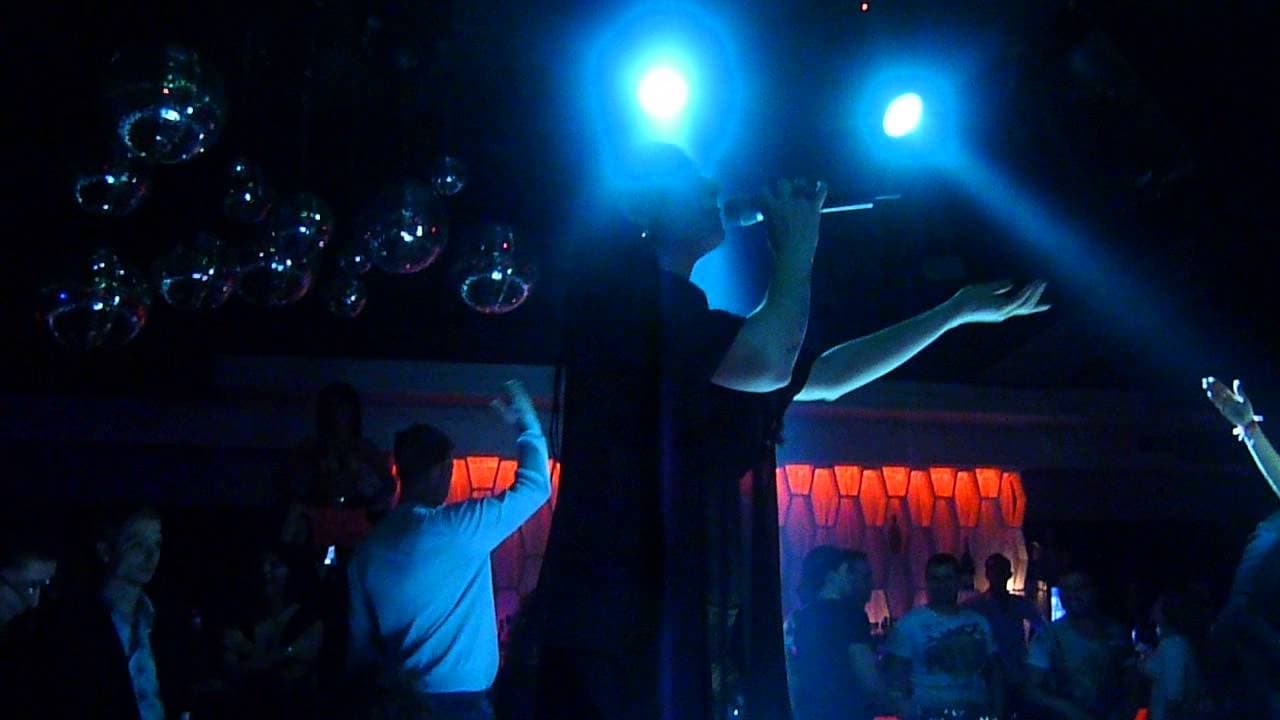 Dancing zur Zinne bei Nacht